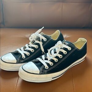 Stylish Black and White Canvas Sneakers